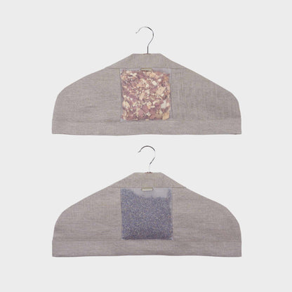 Natural Linen Scented Hanger Covers