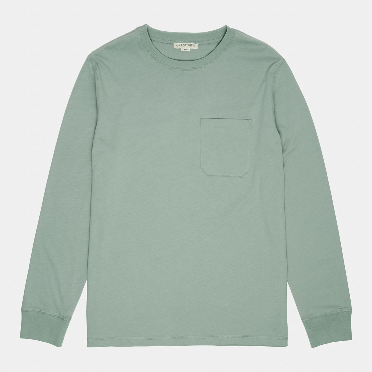 Long Sleeve Pocket Tee in Verdigris
