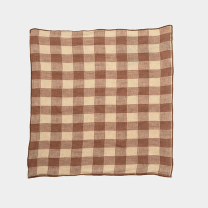 French Linen Napkin in Gingham