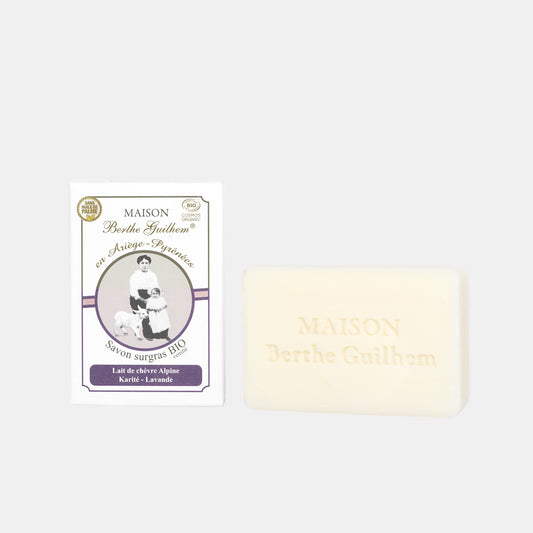 Maison Berthe Guilhem Alpine Goat Milk Soap with Shea Butter & Lavender