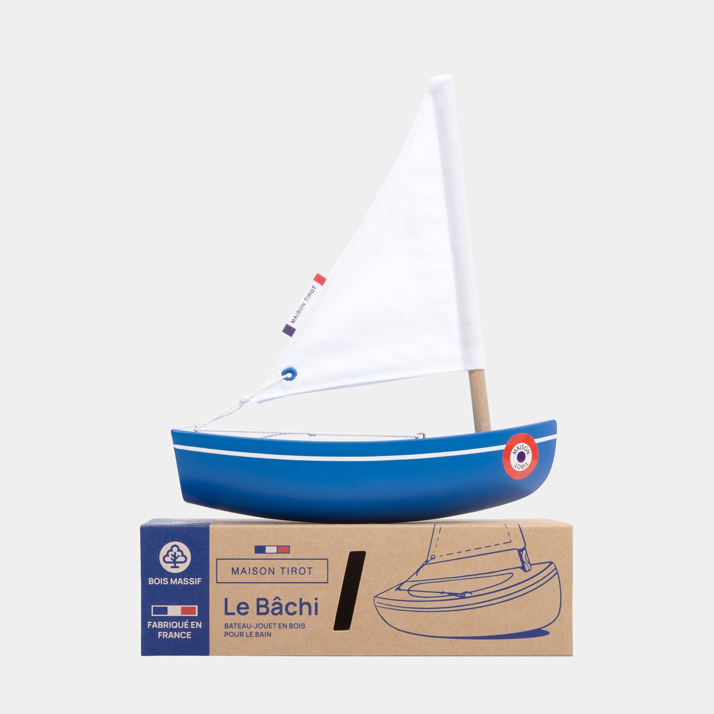 Maison Tirot Wood Boat Toy