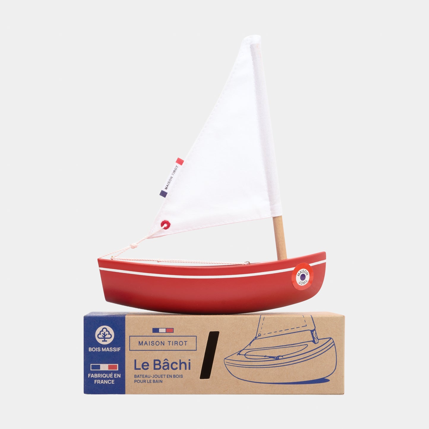Maison Tirot Wood Boat Toy
