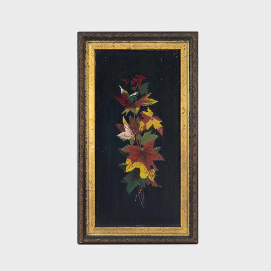 Antique Painting of Maple Leaves