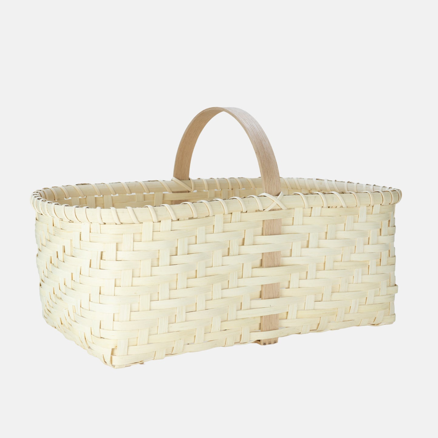 Hand Woven Market Basket (Natural)