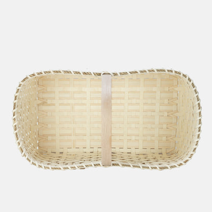 Hand Woven Market Basket (Natural)