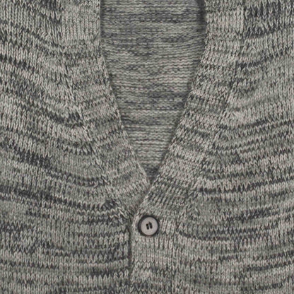 Melange Cashmere Cardigan in Slate