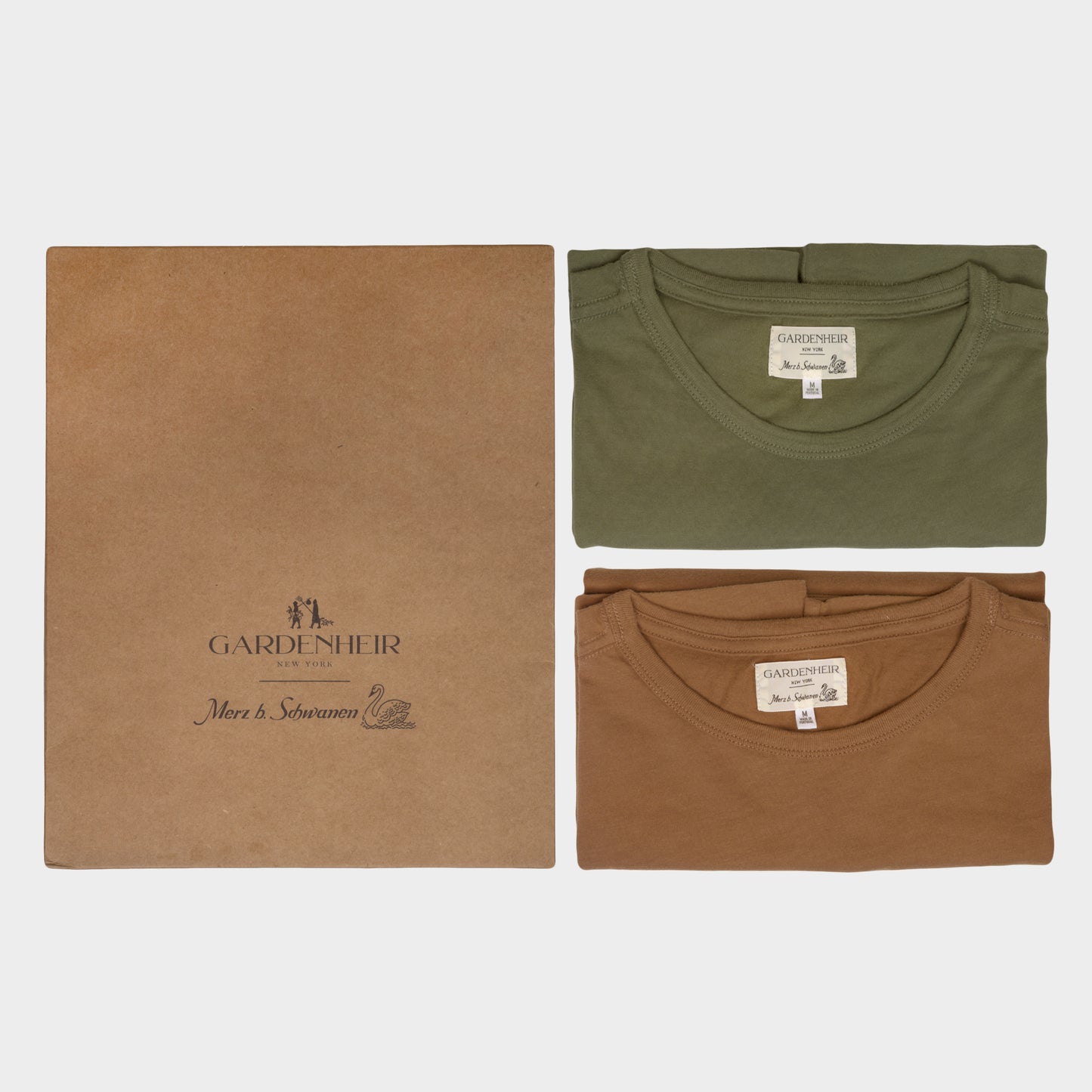 Merz b. Schwanen x Gardenheir Pima Work Tee (Box of 2)