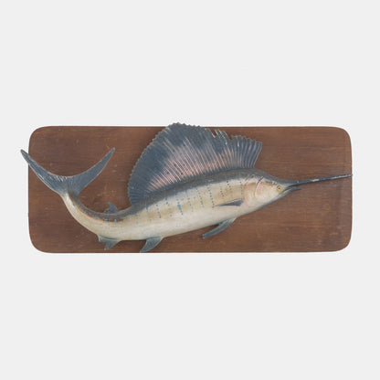 Vintage Swordfish Plaque
