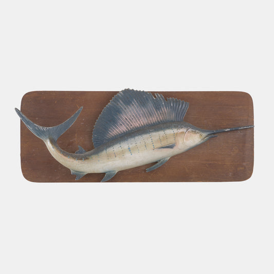 Vintage Swordfish Plaque