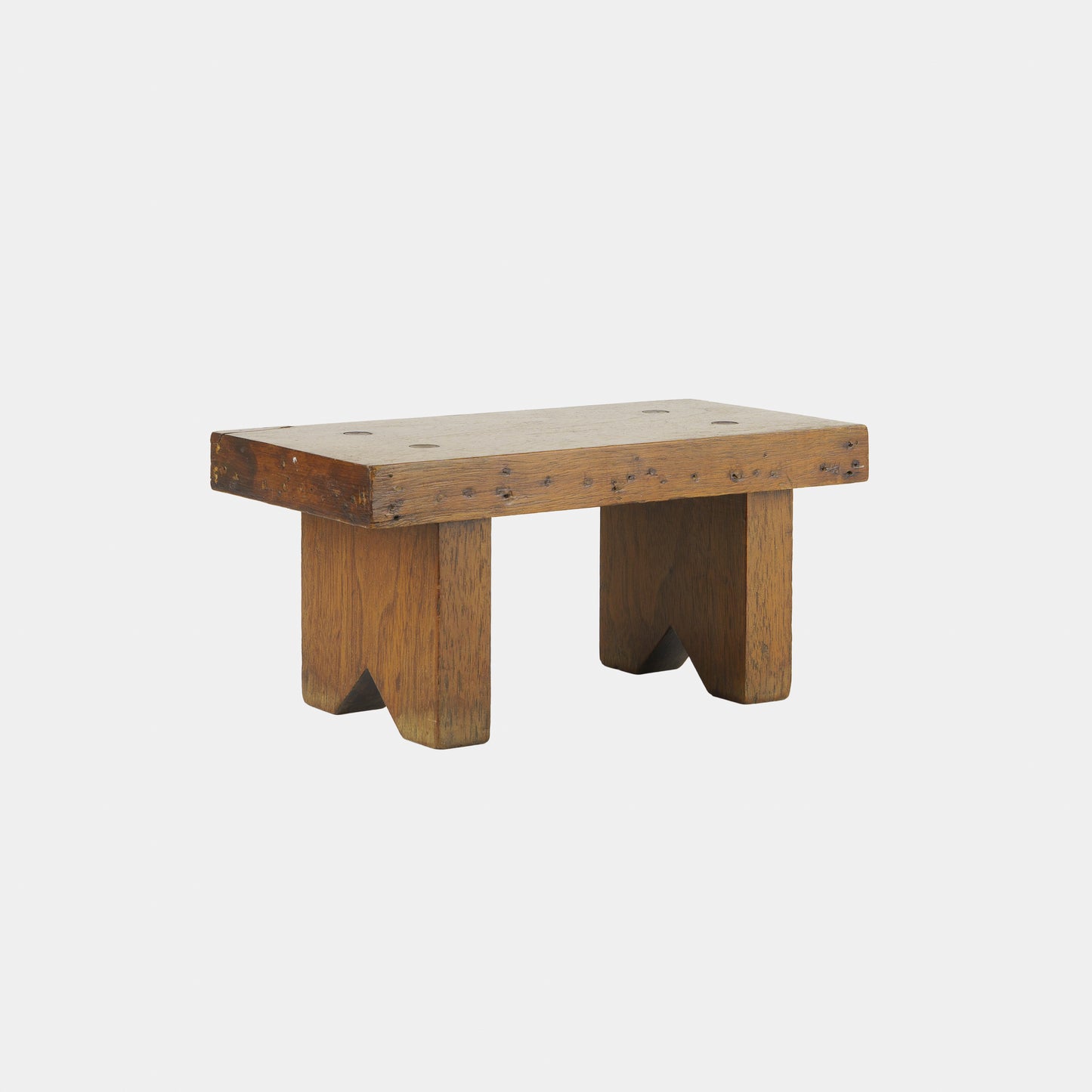 Vintage Oak Display Stool