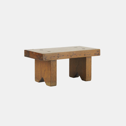 Vintage Oak Display Stool