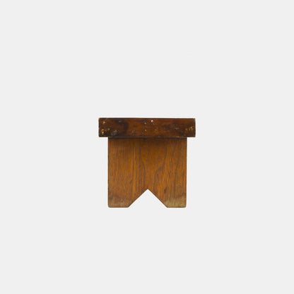 Vintage Oak Display Stool
