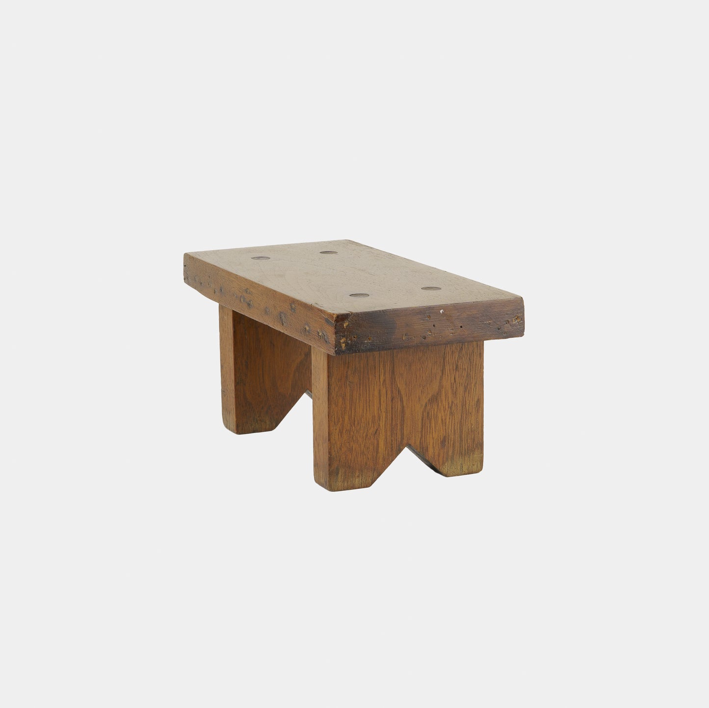 Vintage Oak Display Stool