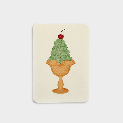English Cream Swirls Greeting Cards - set of 6