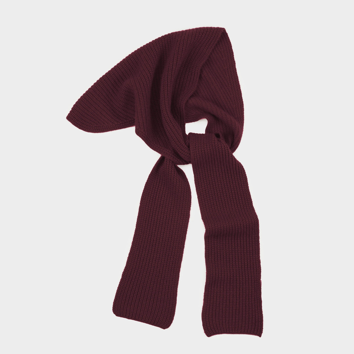 Himalayan Cashmere Field Multi Scarf in Oxblood