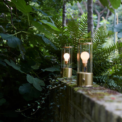 The Muse 2.0 Portable Lamp in Solid Brass