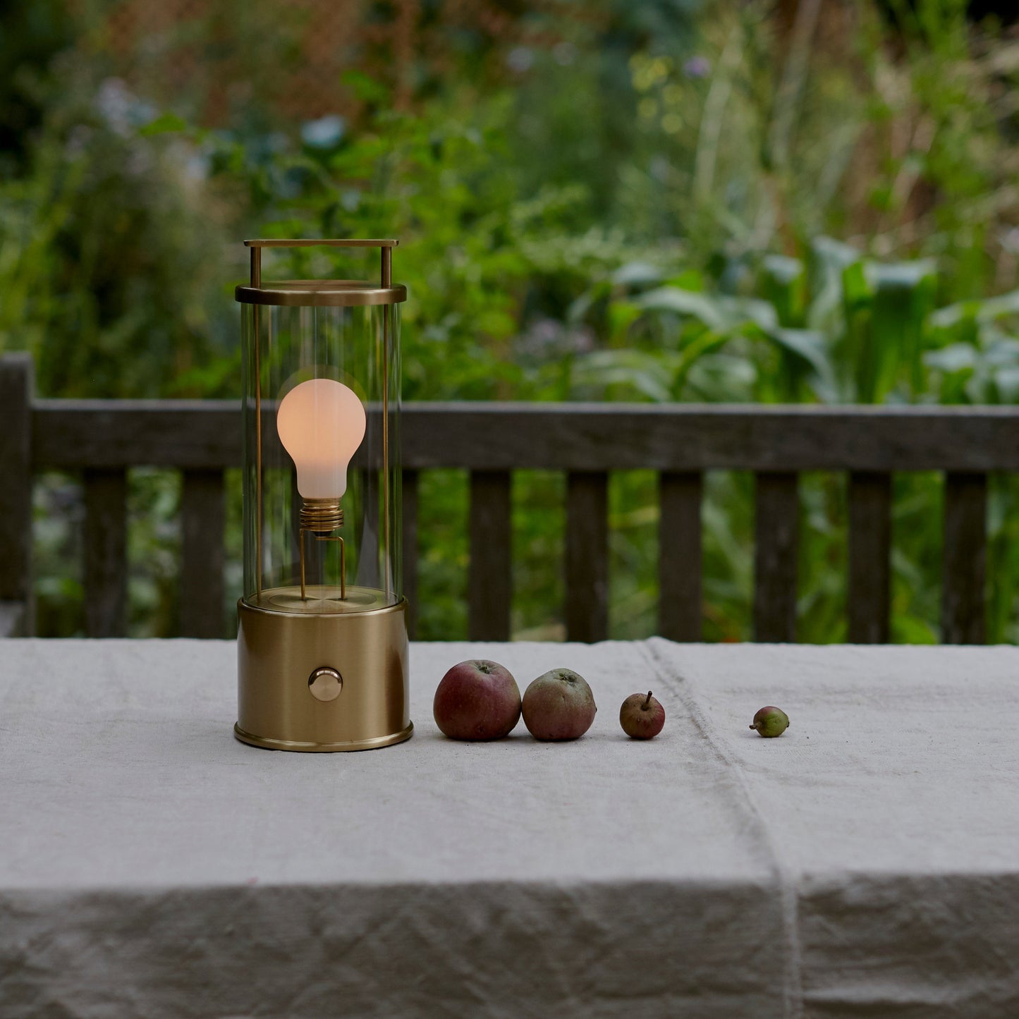 The Muse 2.0 Portable Lamp in Solid Brass