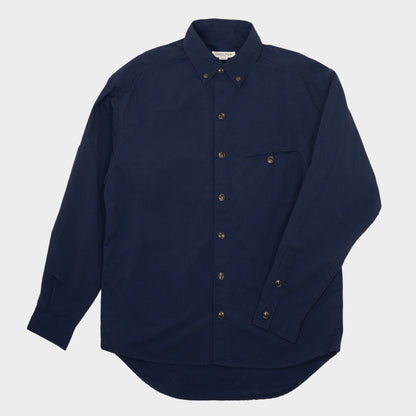 Recycled Nylon Breezer Shirt in Navy Blue