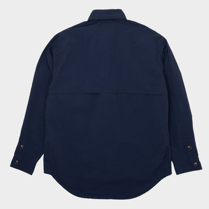 Recycled Nylon Breezer Shirt in Navy Blue