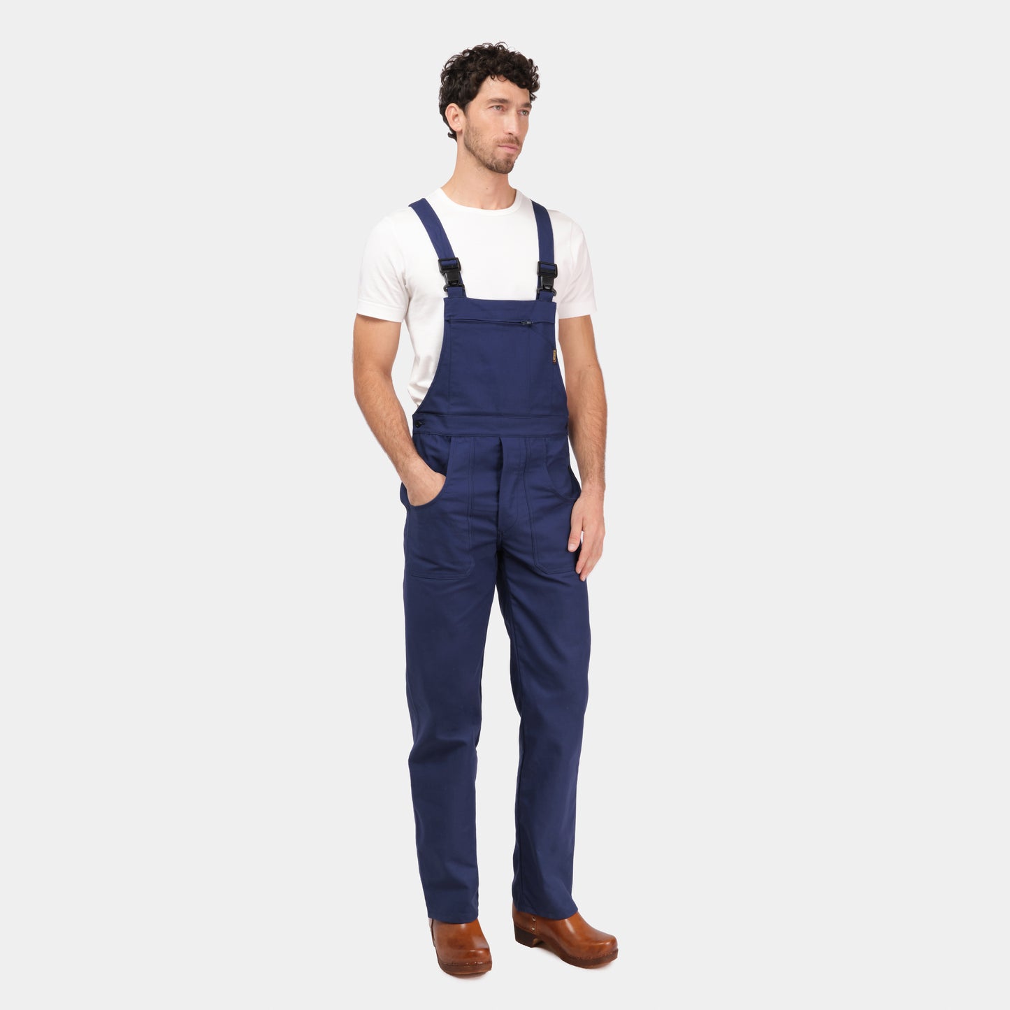 Le Laboureur French Cotton Overalls in Navy