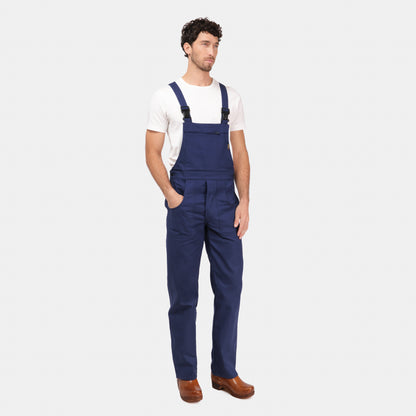Le Laboureur French Cotton Overalls in Navy