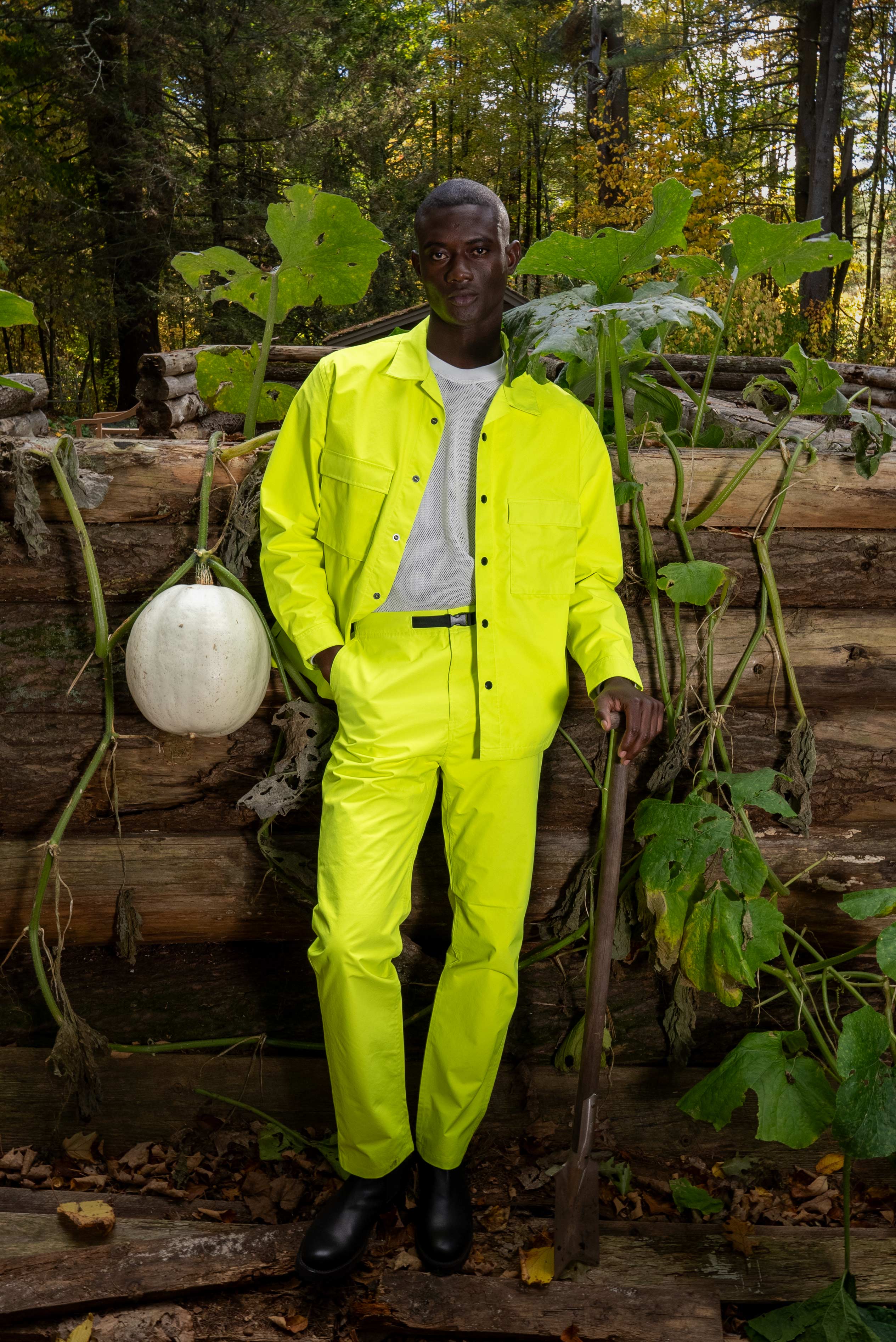 3L Waterproof Work Jacket in Neon Yellow – Gardenheir