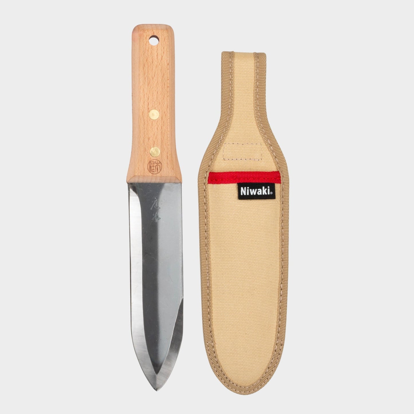 Niwaki Pro Hori Hori Knife + Canvas Holster