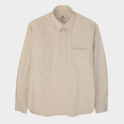 Washed Cotton Gardening Smock No. 2 in Off-White