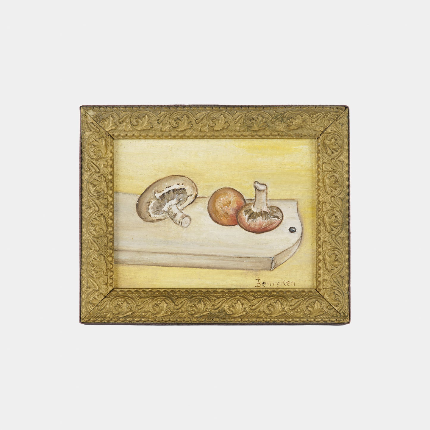 Vintage Still Life with Mushrooms