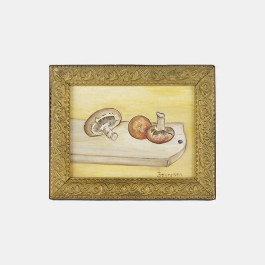 Vintage Still Life with Mushrooms
