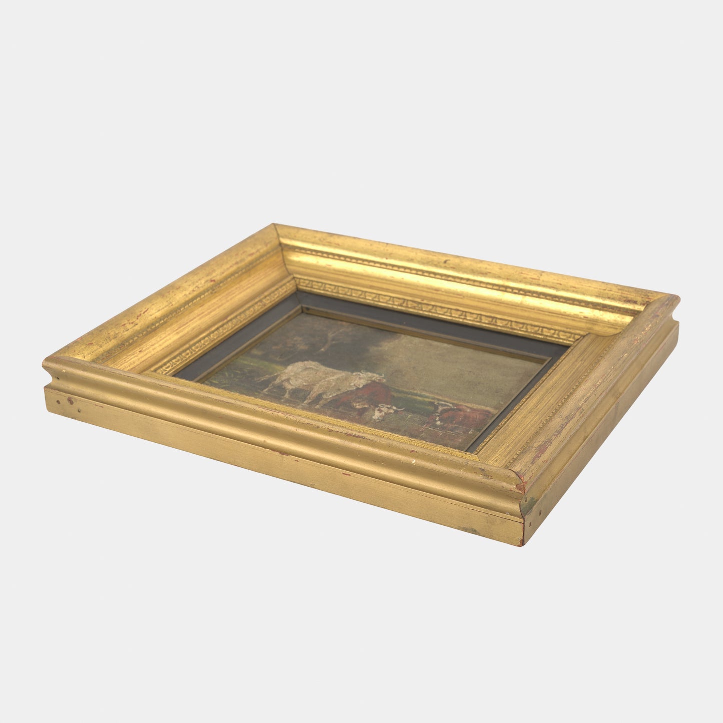 Antique Painting of Cattle, 1800s