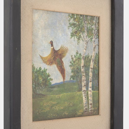 Vintage Painting of Pheasant