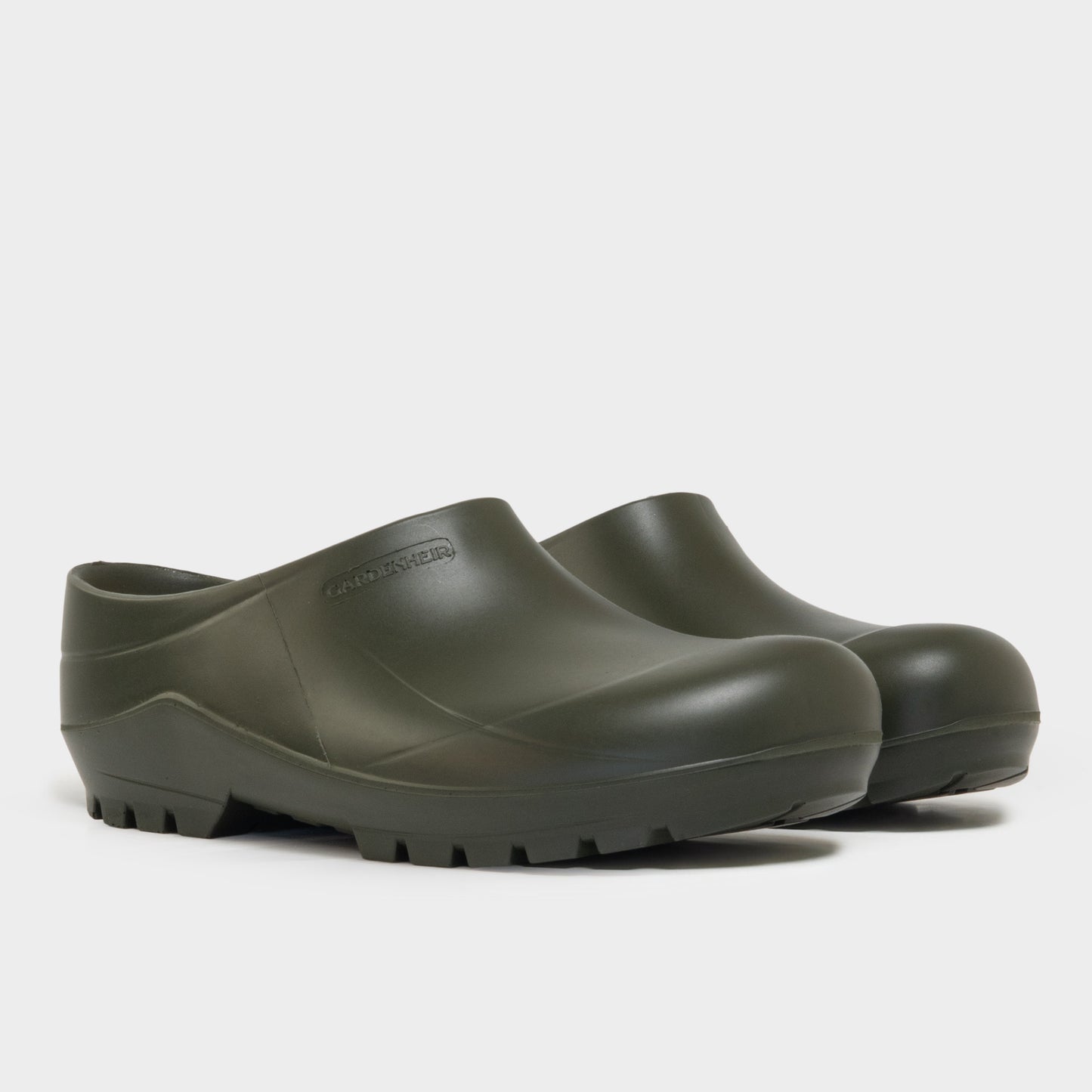 Italian Garden Clogs in Olive Green