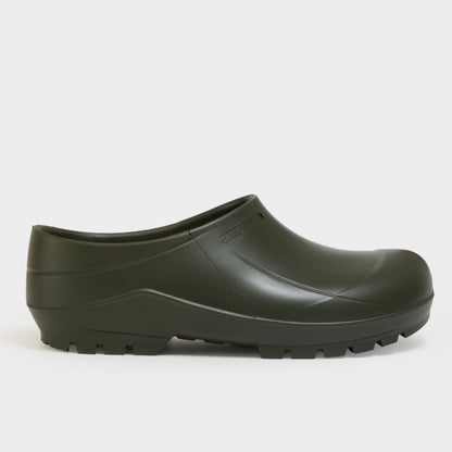 Italian Garden Clogs in Olive Green