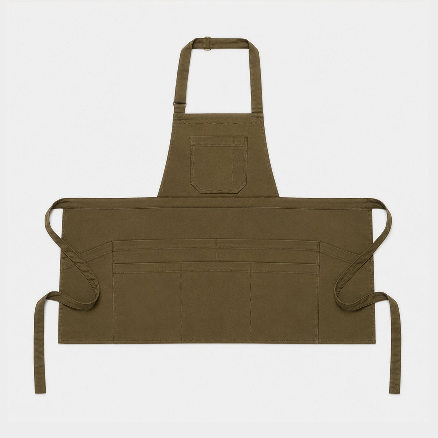 Work Apron in Olive