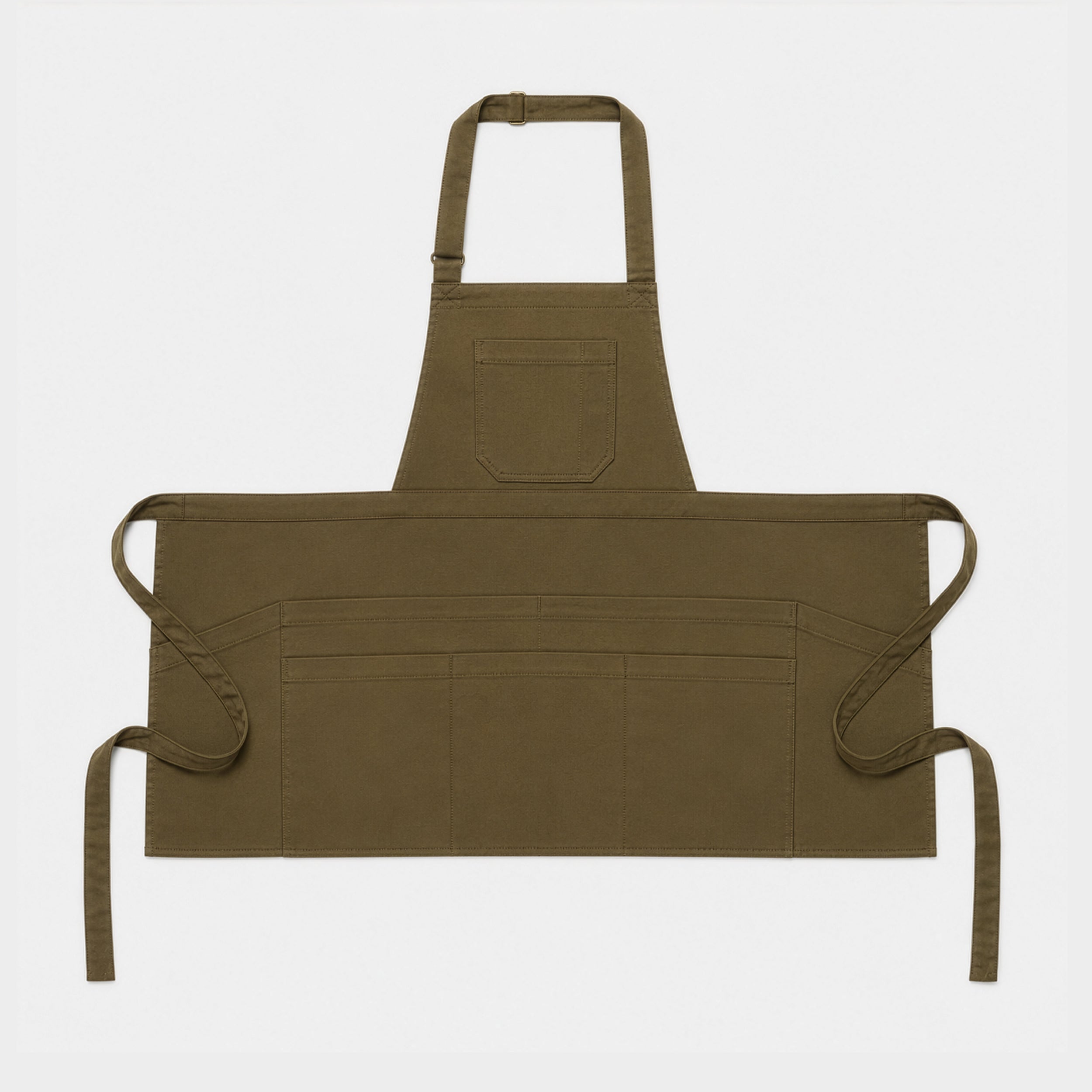 Work Apron in Olive