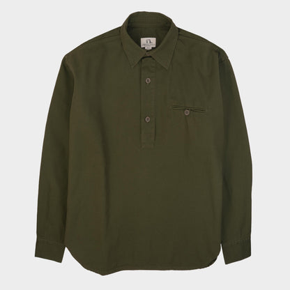 Washed Cotton Gardening Smock No. 2 in Olive