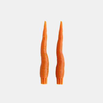 Carrot Taper Candles