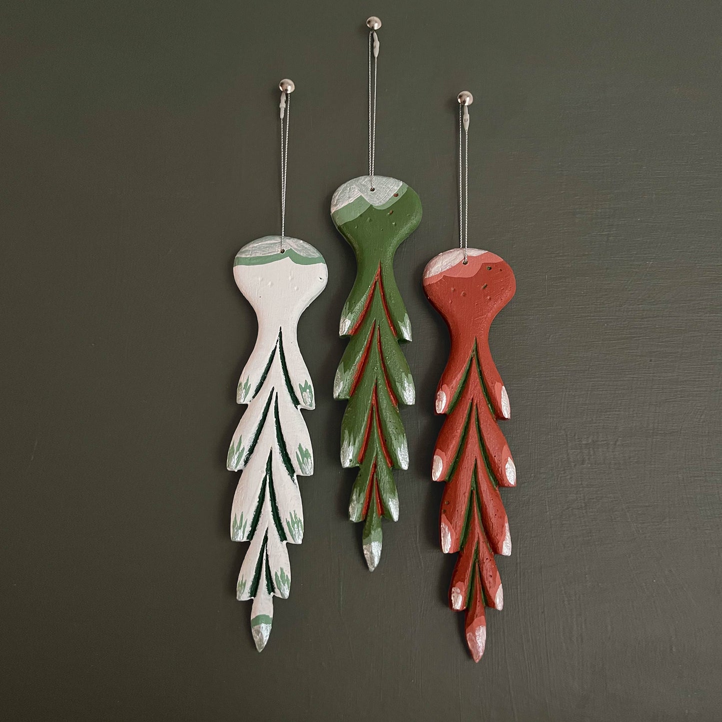 Handmade Icicle Ornaments- Set of 3