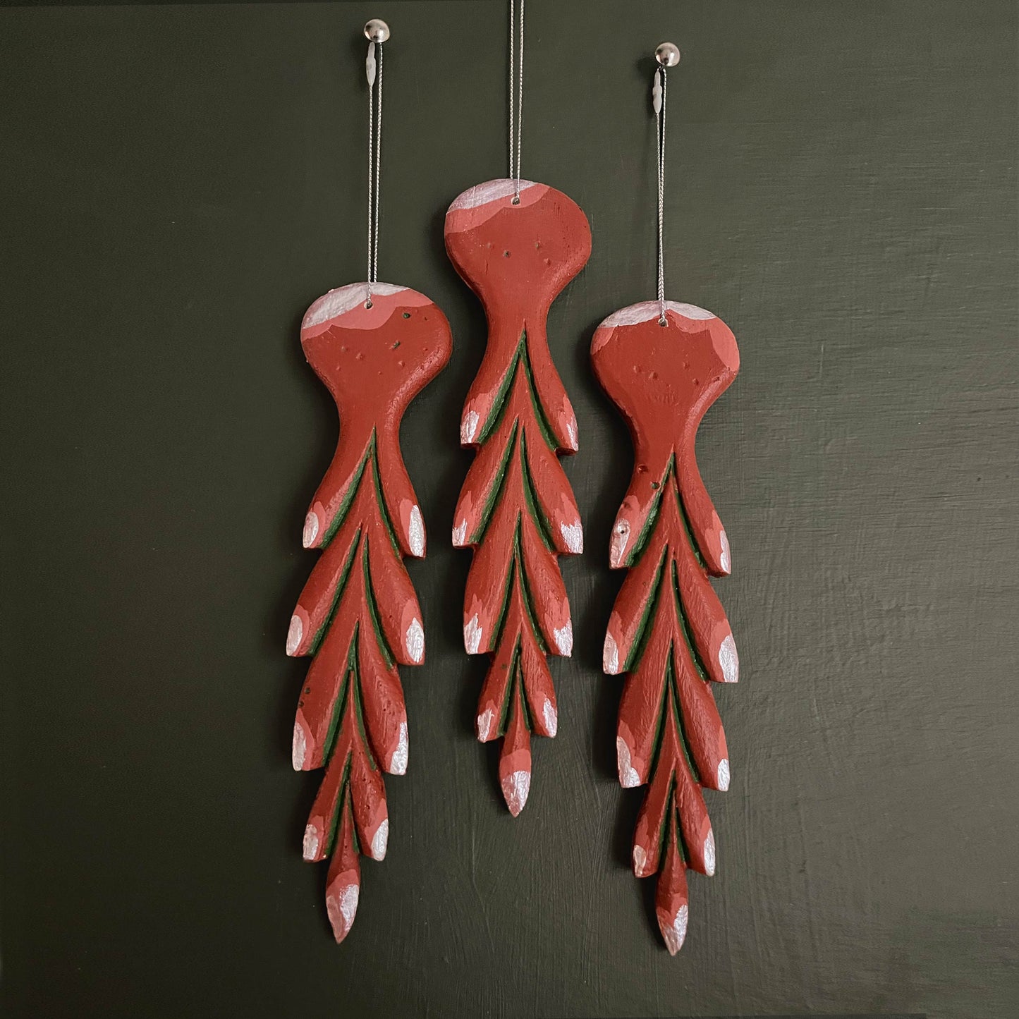 Handmade Icicle Ornaments- Set of 3