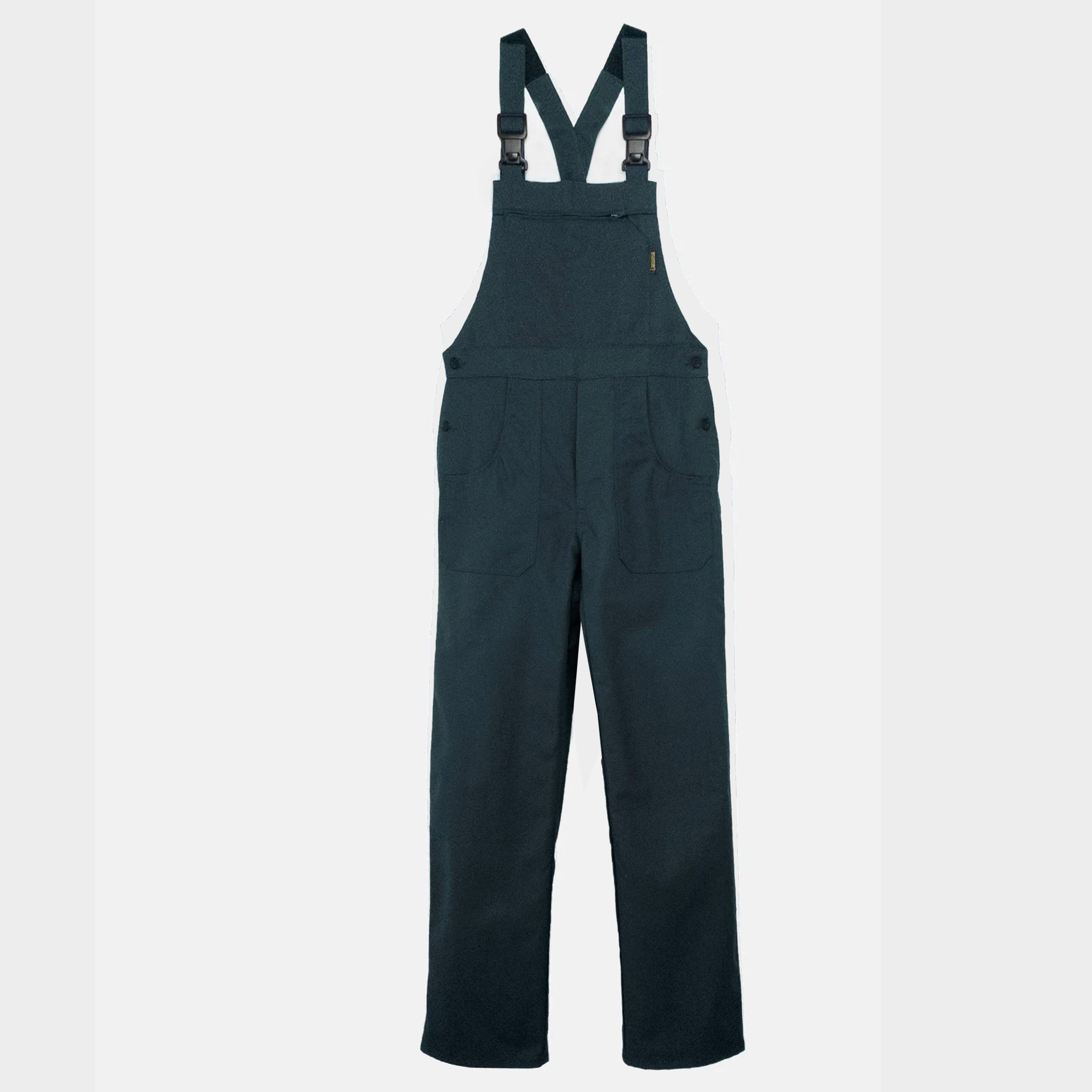 Le Laboureur French Cotton Blend Overalls in French Green