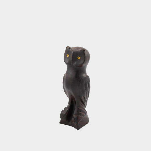 Vintage Wooden Owl