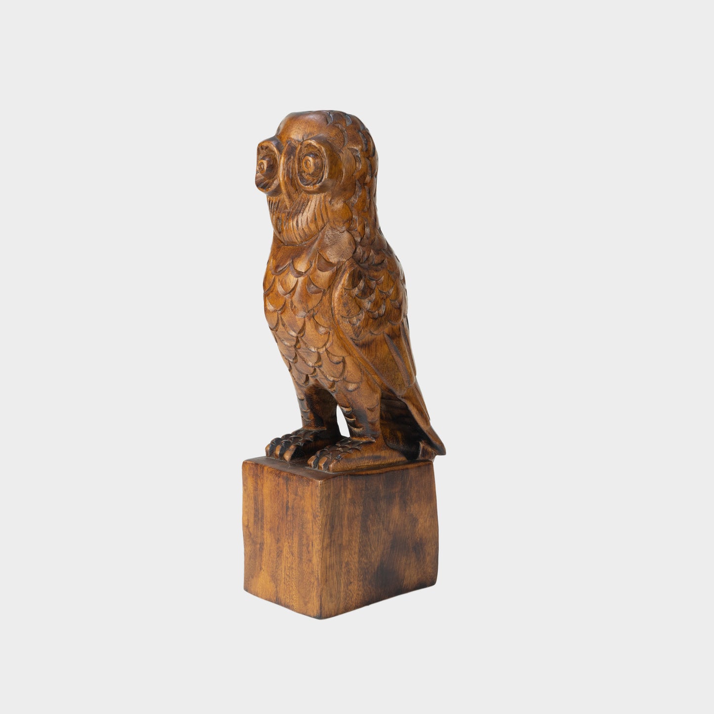 Vintage Hand Carved Owl