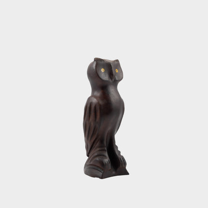 Vintage Wooden Owl