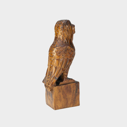 Vintage Hand Carved Owl