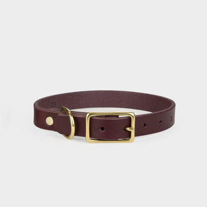 Handmade Italian Leather Dog Collar