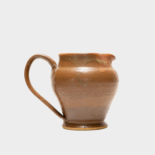 Vintage Glazed Stoneware Pitcher