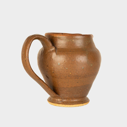 Vintage Glazed Stoneware Pitcher