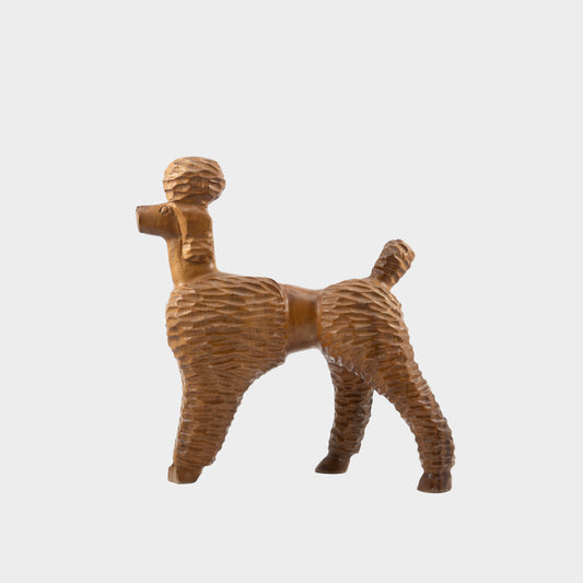 Vintage Carved Poodle