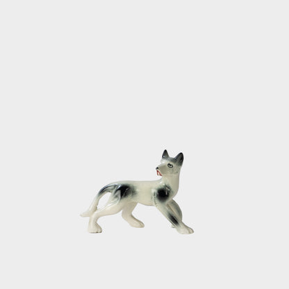 Vintage Porcelain Dog, Japan